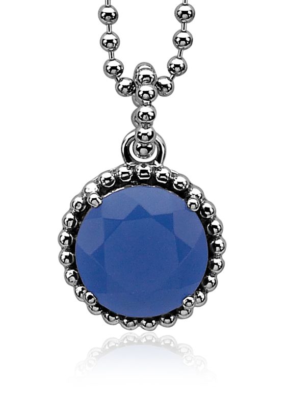 Zinzi silberner Anhänger blau ZIH842B