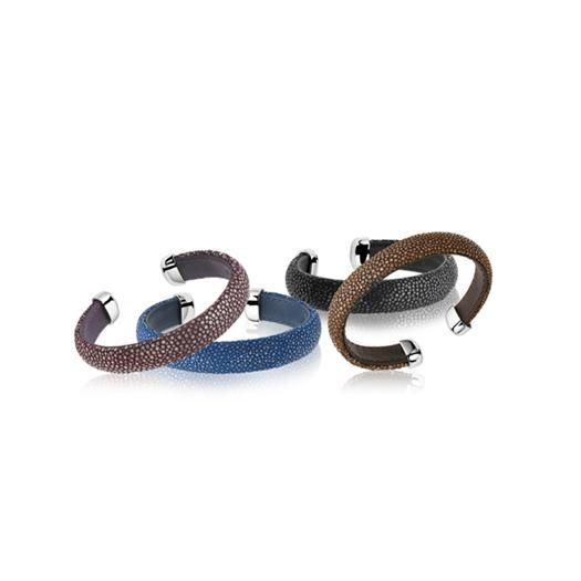 Zinzi Rochenleder Sklavenarmband violett one-size ZIA942P