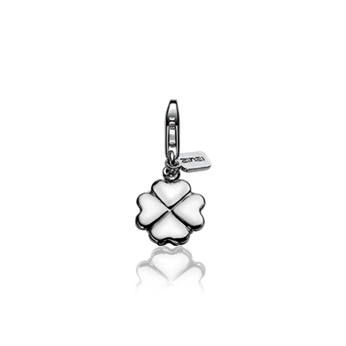 Zinzi silberner Anhänger vierblättriges Kleeblatt  CHARMS5