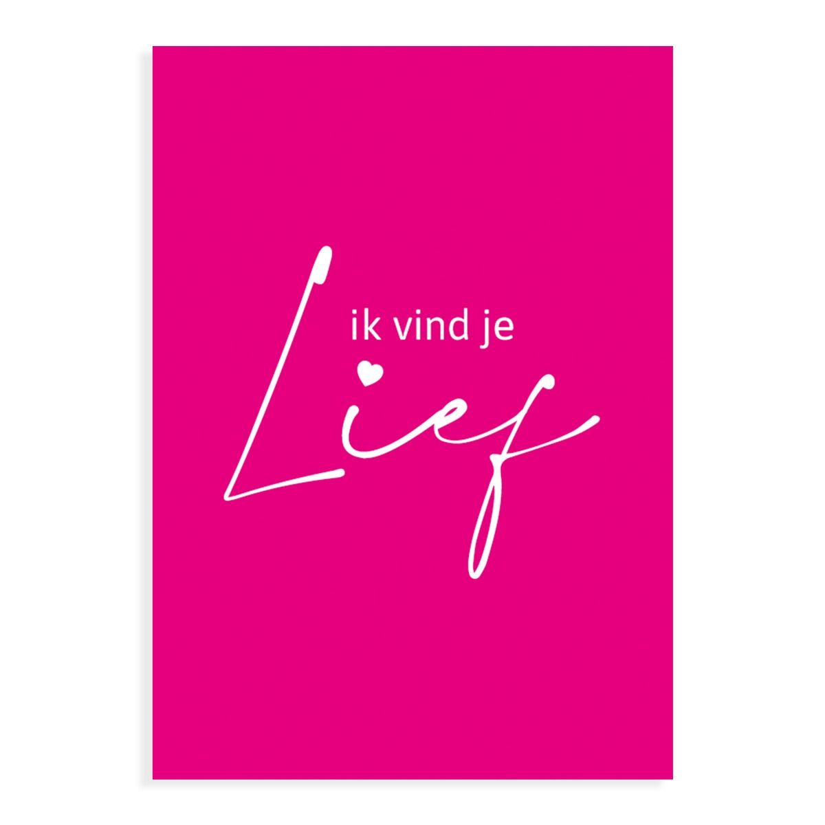 Lieverd ik hou van je