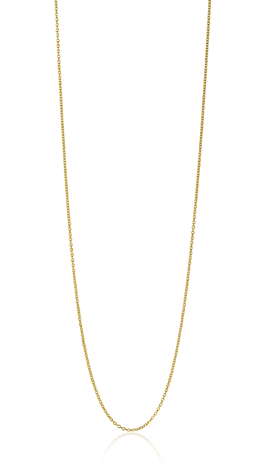 ZINZI GOLD anker lengtecollier 0,7mm 42cm