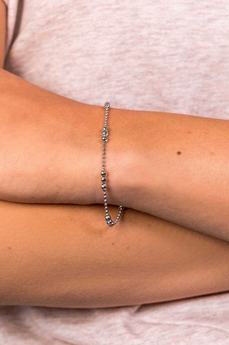 ZINZI silbernes Fantasie Armband Kugel 16,5-19,5cm ZIA1647