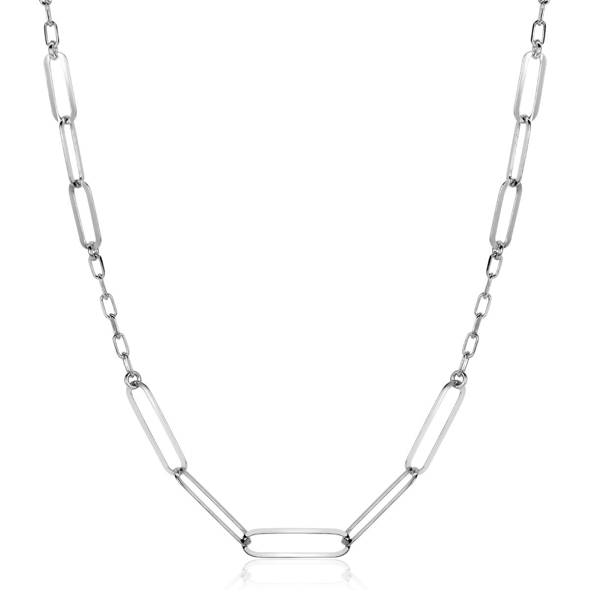 ZINZI zlv.collier fantasie paperclip 45cm