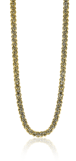 ZINZI Silberkette 14 Karat Gelbgold vergoldet 45 cm ZIC1288G