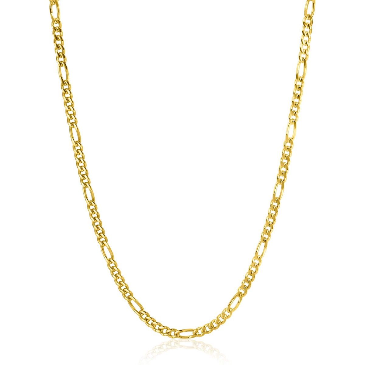ZINZI zlv. collier g.gverg.figaro schakels 3.5mm 45cm