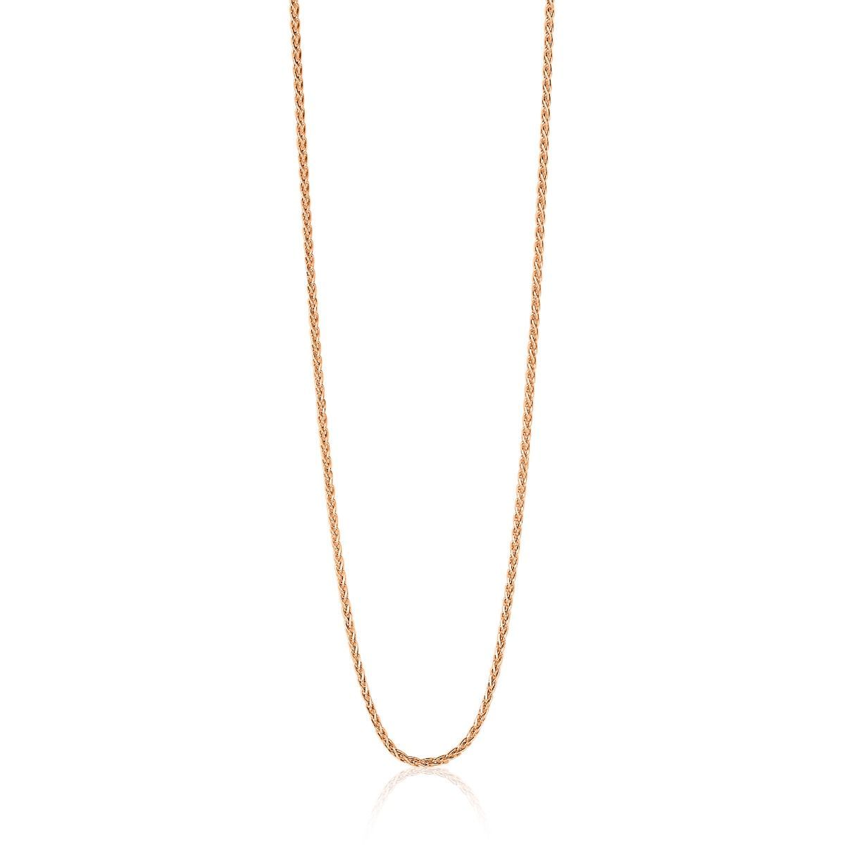 ZINZI zlv. palmier collier 60 cm rosé verguld