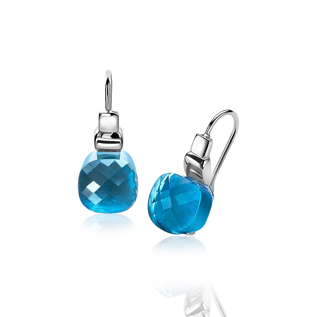 ZINZI zlv. oorsieraden VK blauw