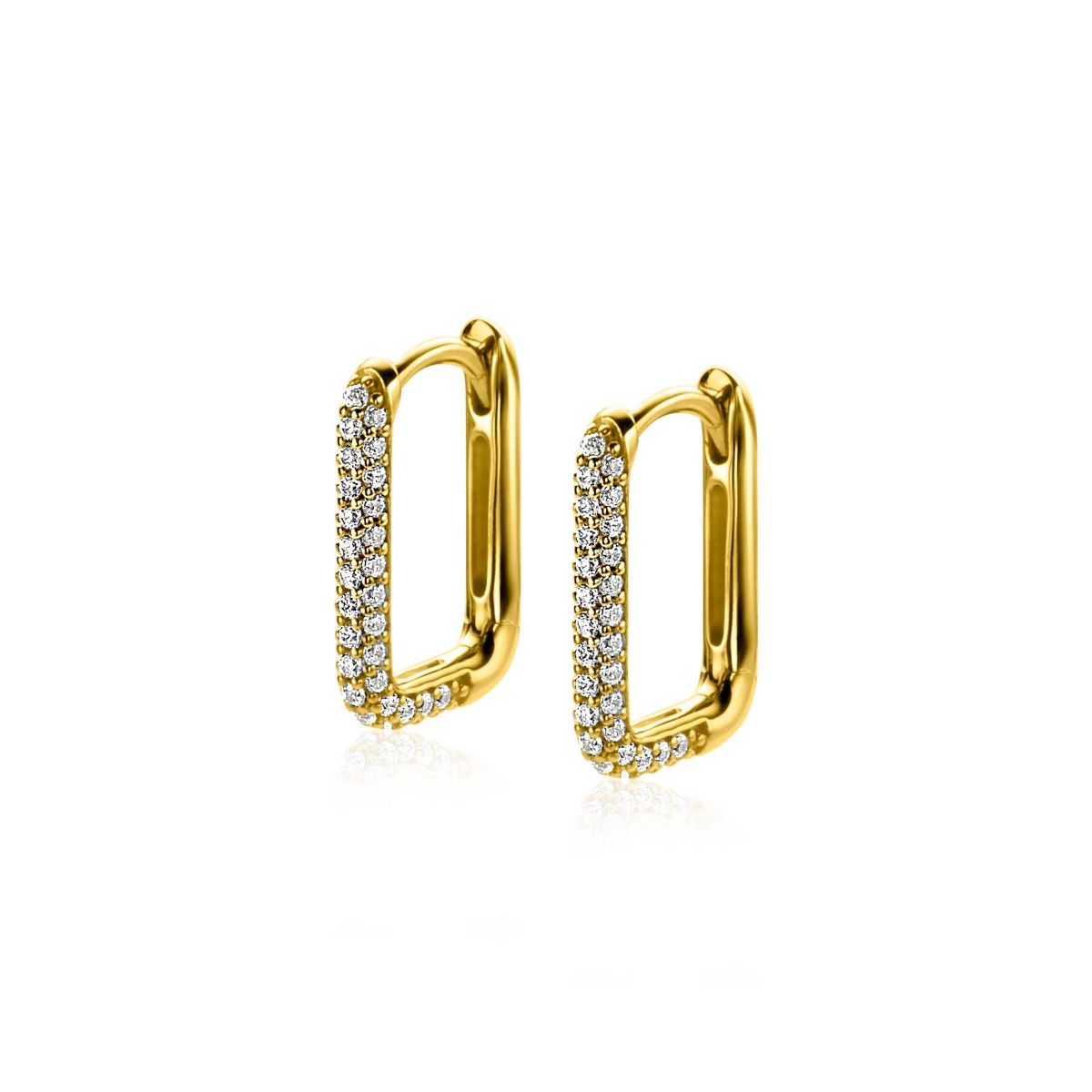 ZINZI zlv. klapcreolengg.verg.rechthoek zirc.15x2mm