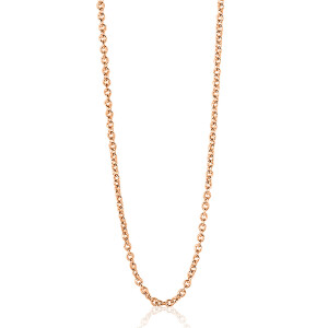 45cm ZINZI silberne Anker Kette rosévergoldet ZILC-A45R