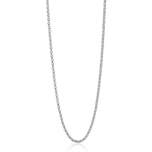 45cm ZINZI silberne Jasseron Kette ZILC-J45