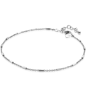 ZINZI silbernes Glieder Knöchelband Stäbchen 23+4cm ZIE1648