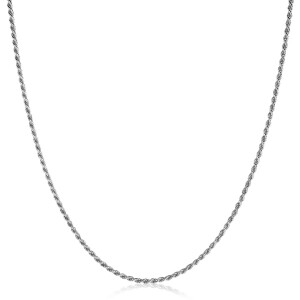 ZINZI zlv. koord collier 45cm
