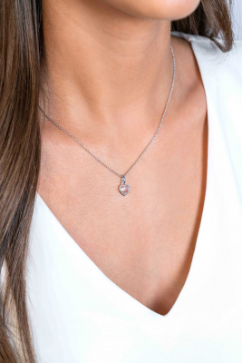 ZINZI zlv.hanger zirconia in hartvorm
