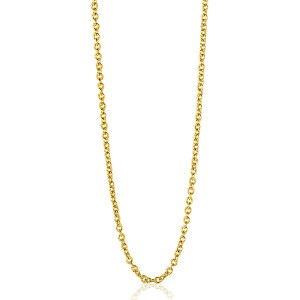ZINZI silberne Anker Kette gelbvergoldet. Wählen Sie die Länge, die zu Ihnen pass: 42, 45, 60, 70, 80 oder 90cm. ZILC-AG