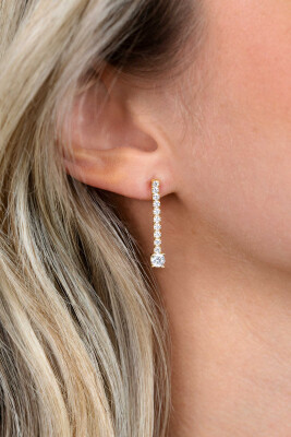 ZINZI zlv. oorstekers gg.verg. met zirconia's 26.5mm