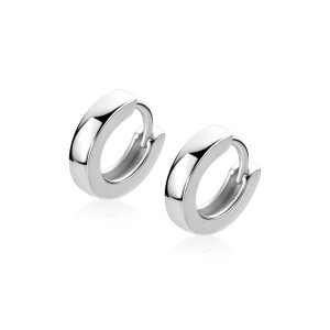 ZINZI zlv. oorringen u-profiel 13.5x3mm