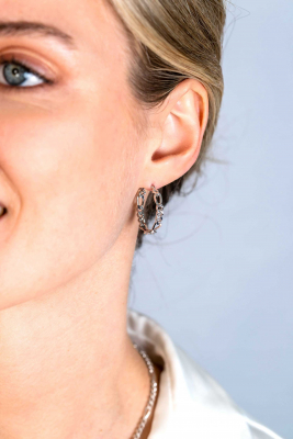 ZINZI zlv. oorringen figaro schakels 23x4mm