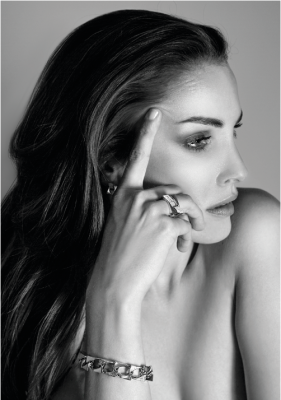 "Mart Visser by ZINZI silbernes Kettundarmabnd breit 12mm MVA11"