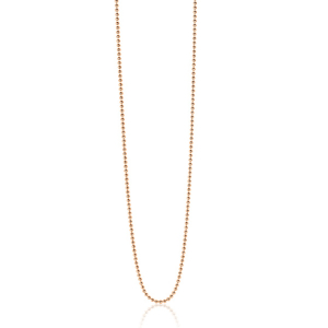 ZINZI zlv. bol collier 45 cm rosé verguld