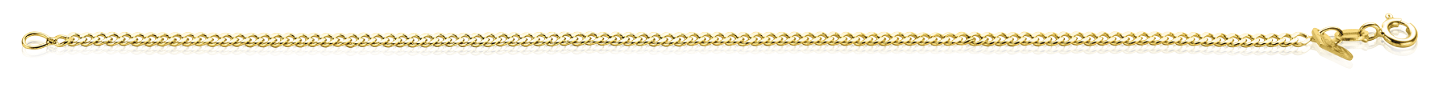 ZINZI Gold 14 Karat Gliederarmband 2,2 mm breit ZGA293