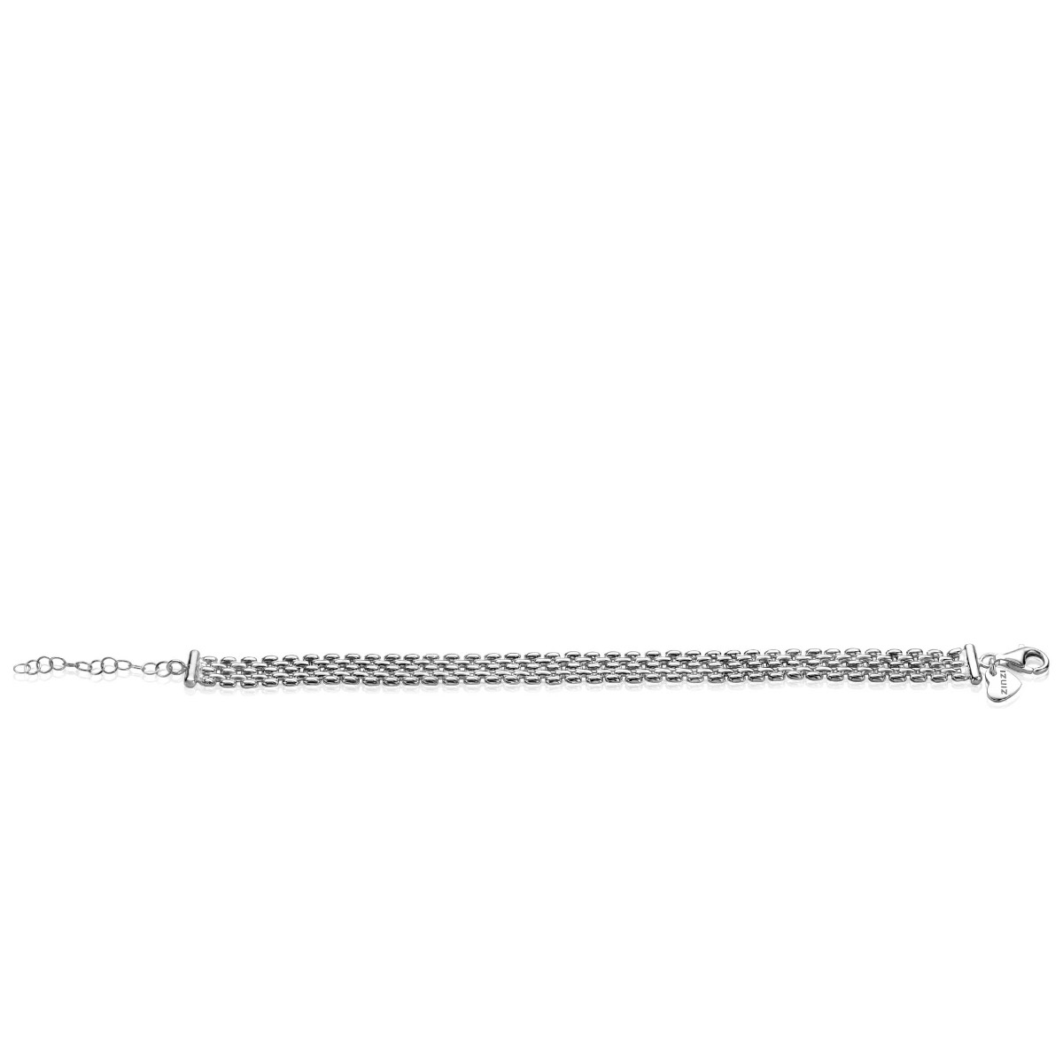 ZINZI zlv. rolex-style armband 8mm breed