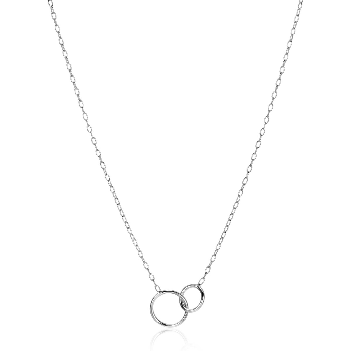 ZINZI zlv.coll.paperclip 2 ronde schakels in elkaar 45