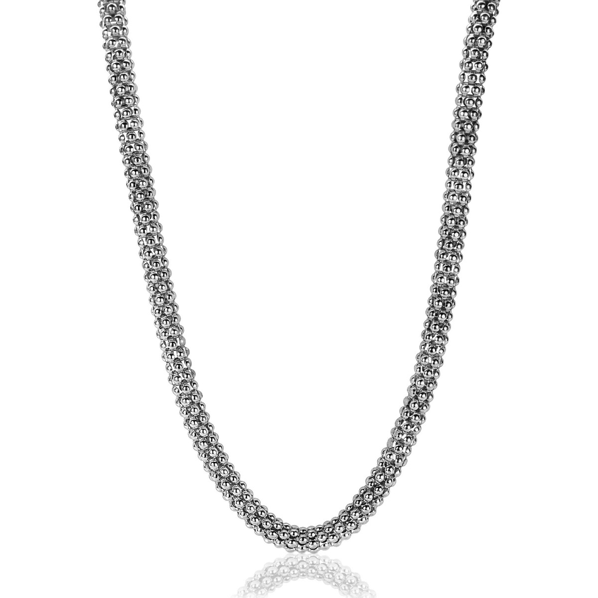 Zinzi silberne Gliederhalskette 45cm ZIC733