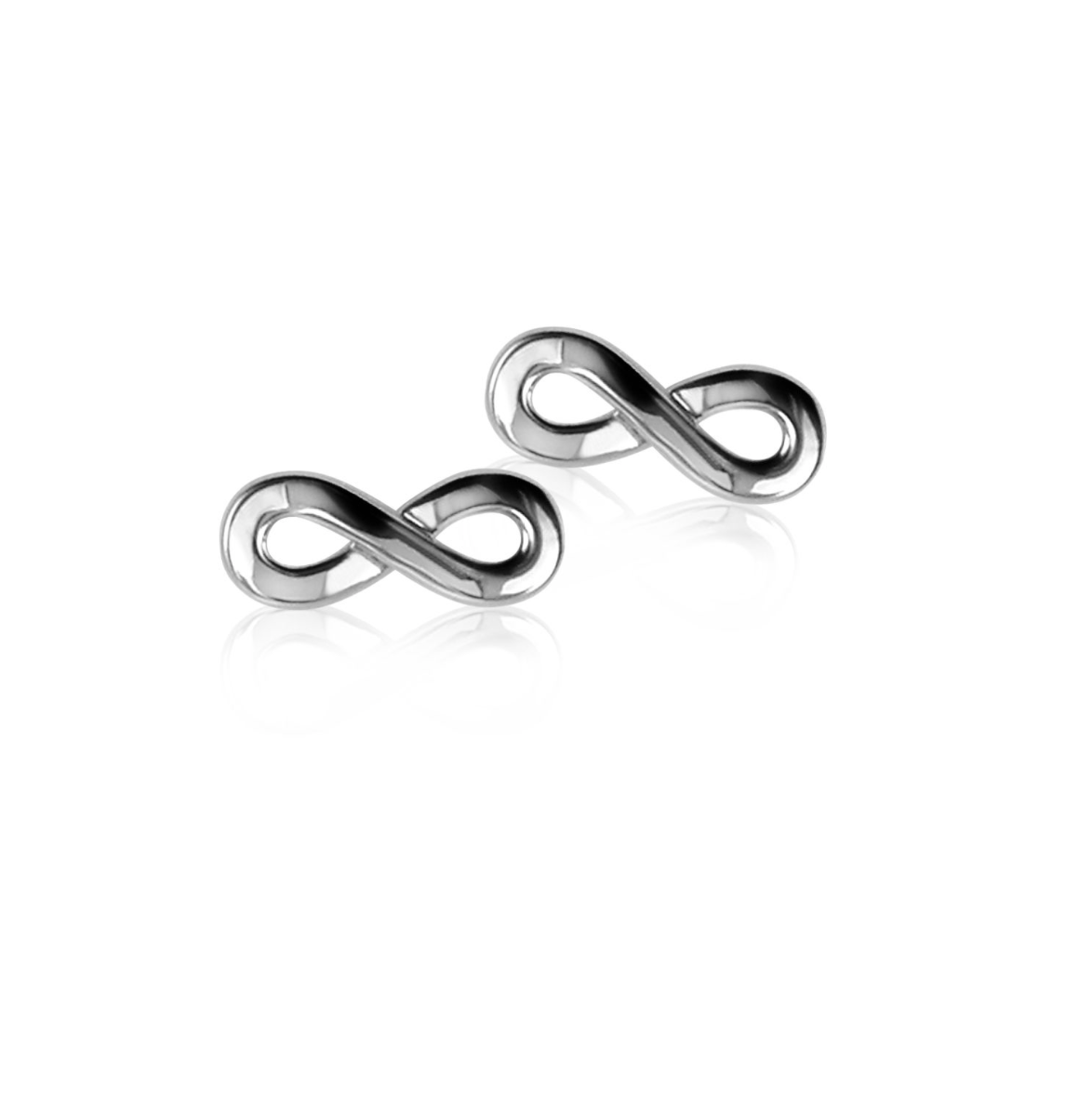 Zinzi silberne Ohrstecker infinity ZIO1065